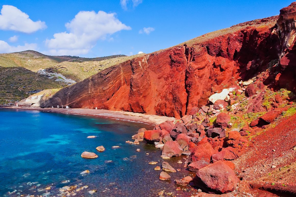 Červená pláž, Red Beach Santorini