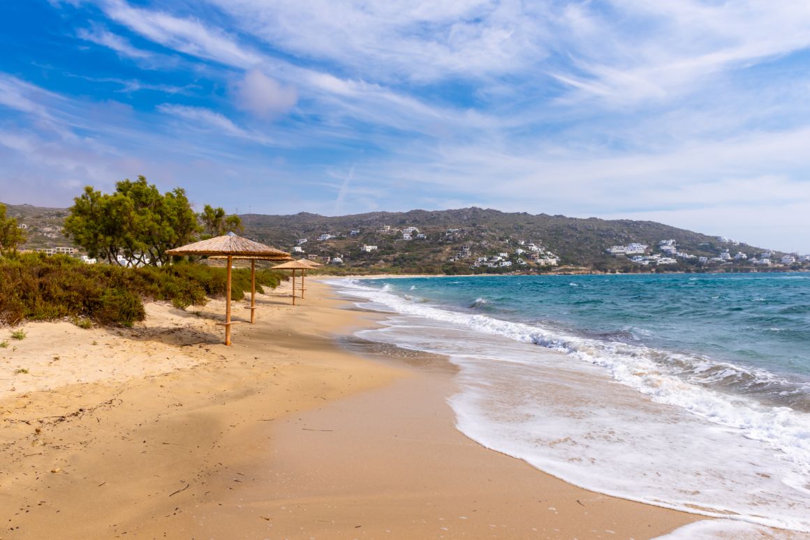 Pláž Plaka Beach, Naxos