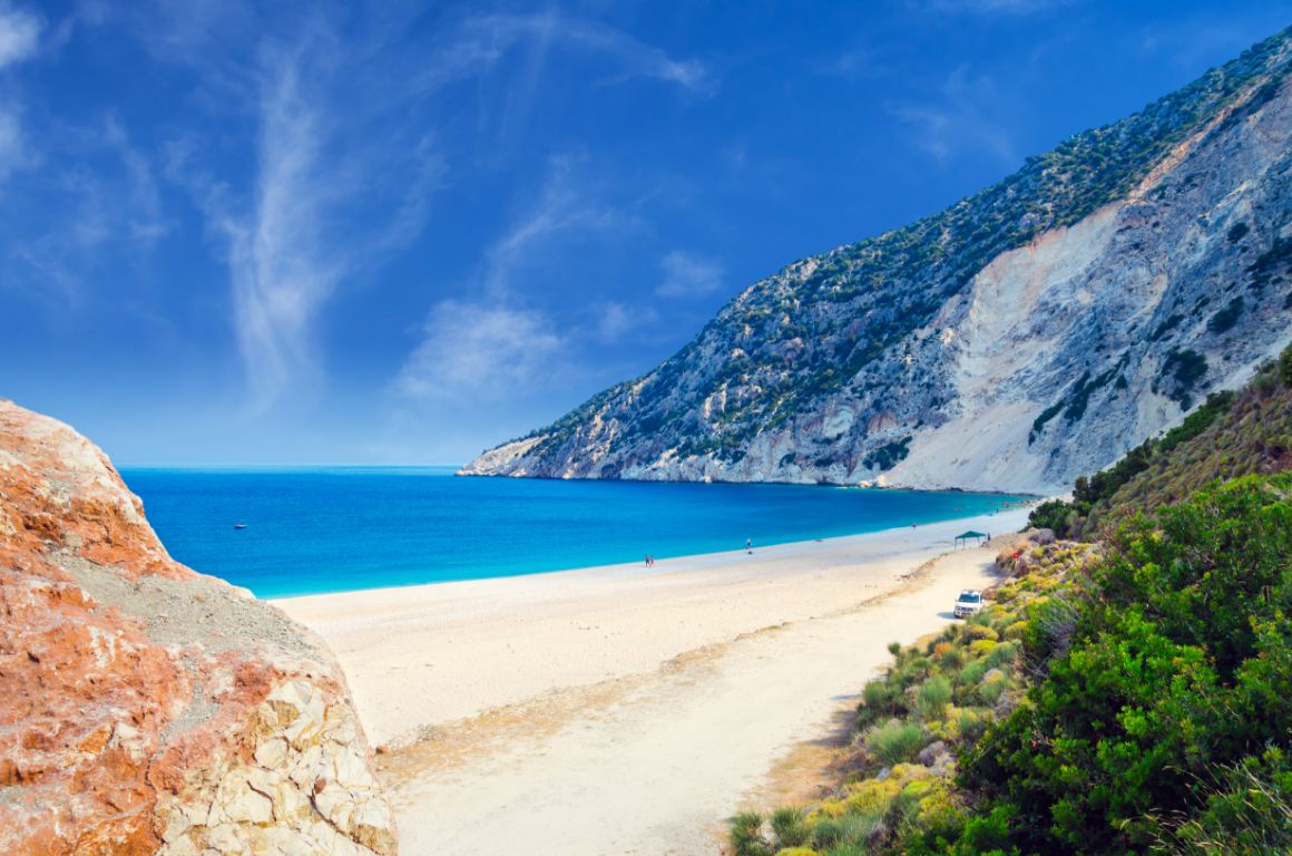 Pláž Myrtos, Kefallonie