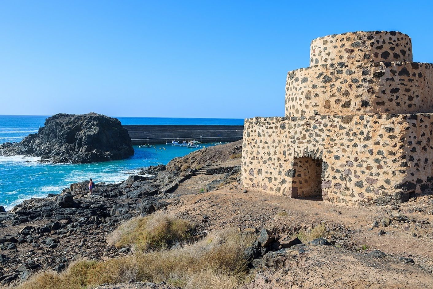 Pevnost na pláži El Cotillo